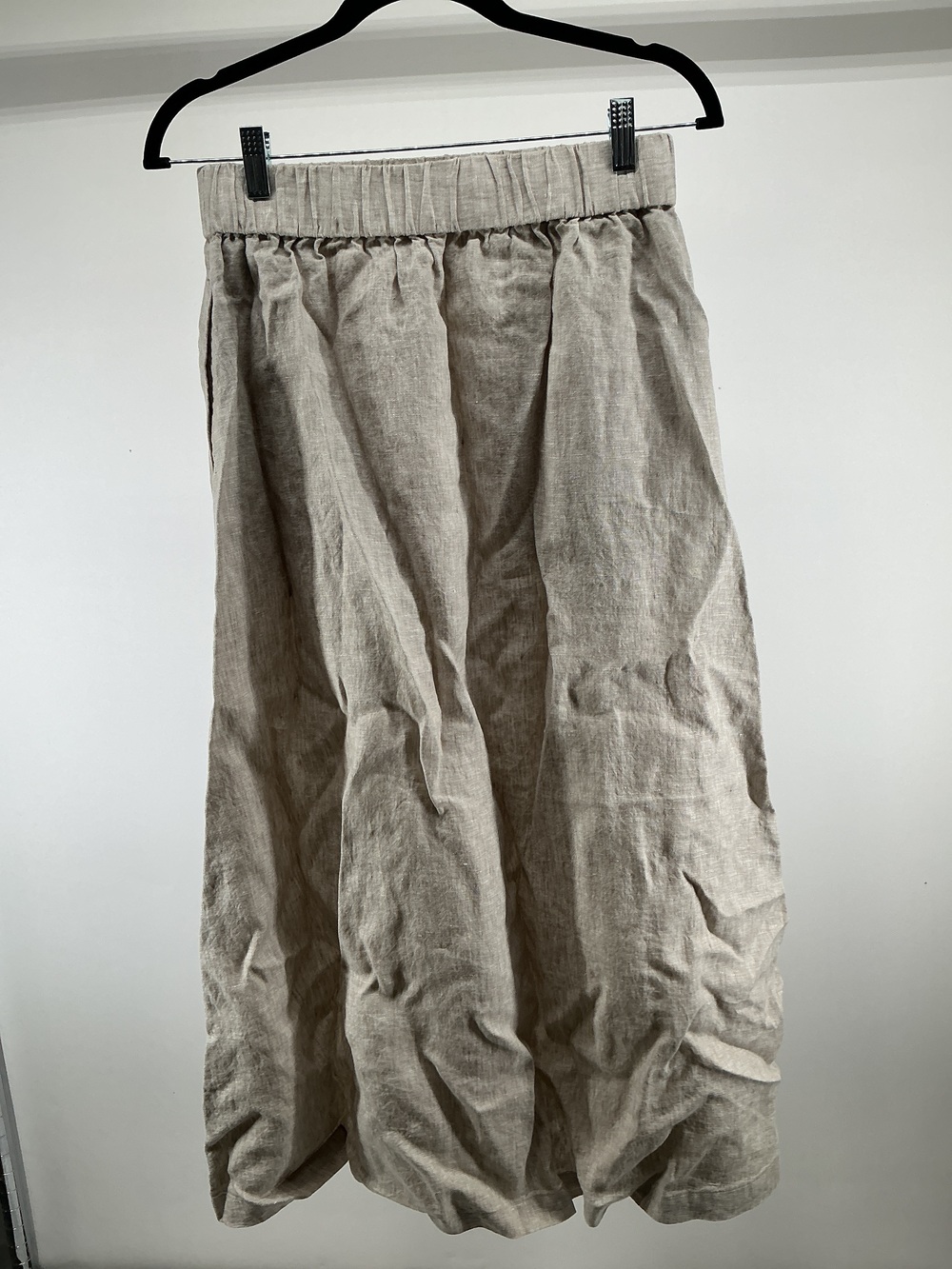 100% European Linen Maxi Skirt - Picture 2 of 3